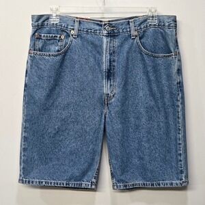 Vintage Levi's 505 Shorts Mens 40 Medium Wash Jean Denim Regular Fit Jorts Baggy